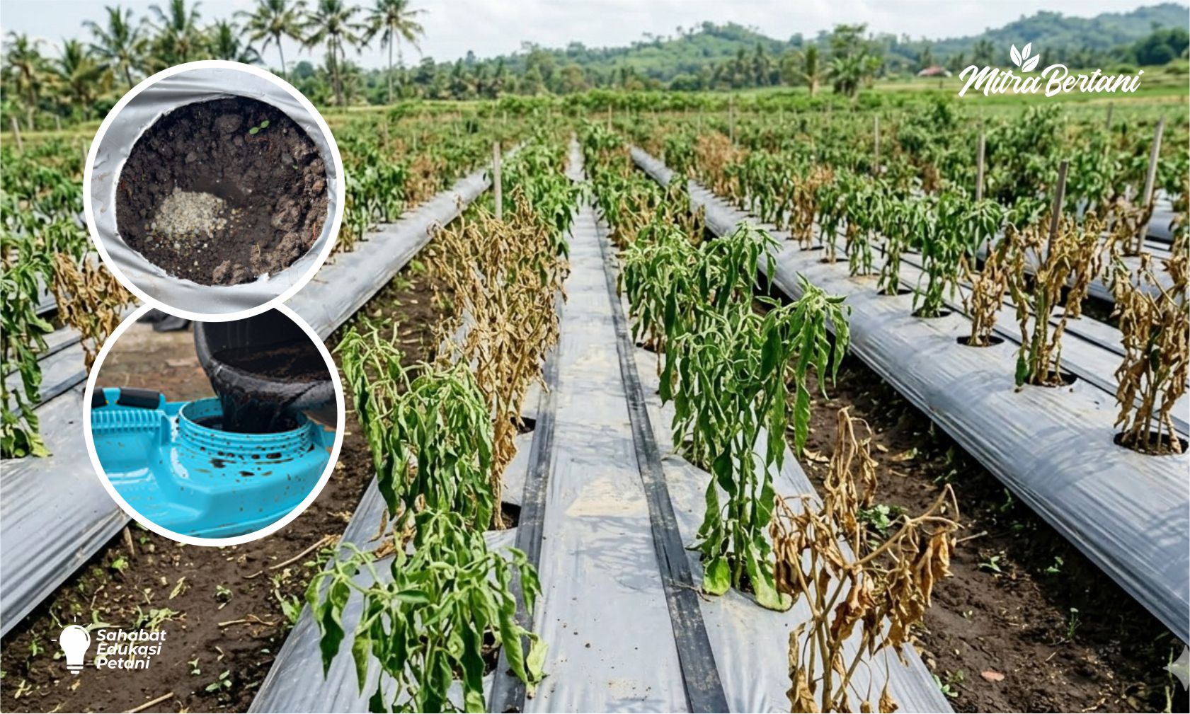 Cara Memperbaiki Tanah Bekas Layu Cabai dengan Trichoderma dan Mikoriza