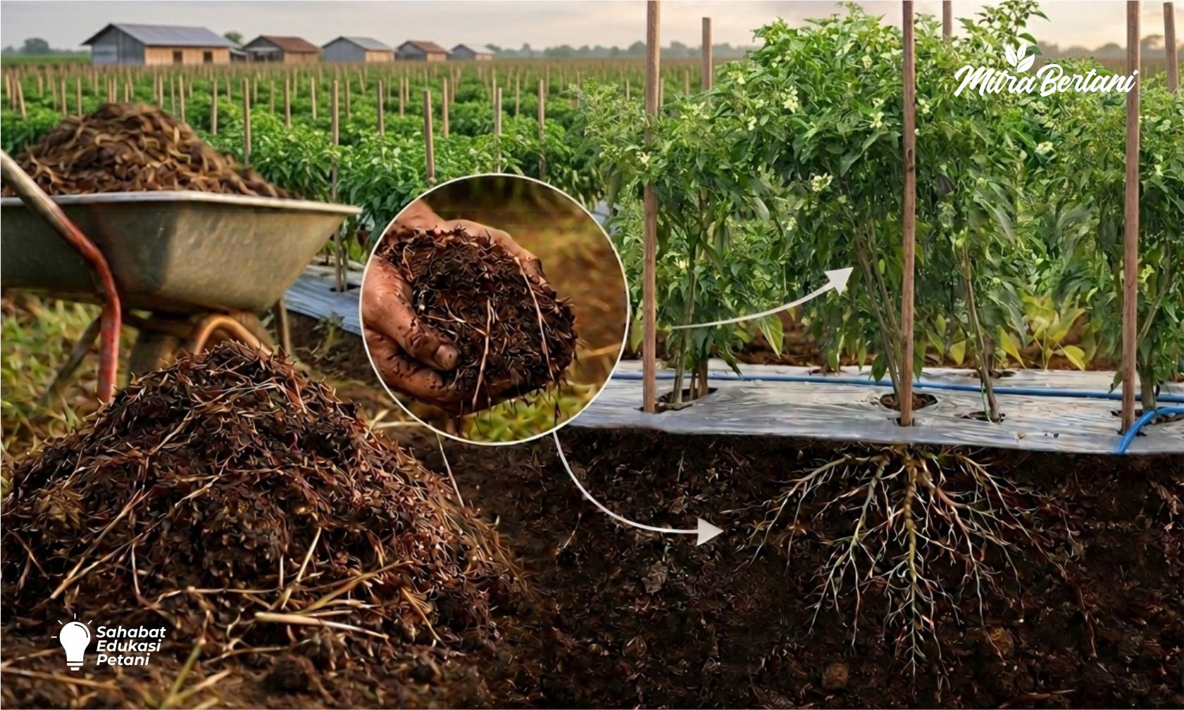 CARA MENYUBURKAN TANAH DENGAN PUPUK KANDANG, JANGAN ASAL PAKAI! BISA JADI SUMBER PENYAKIT