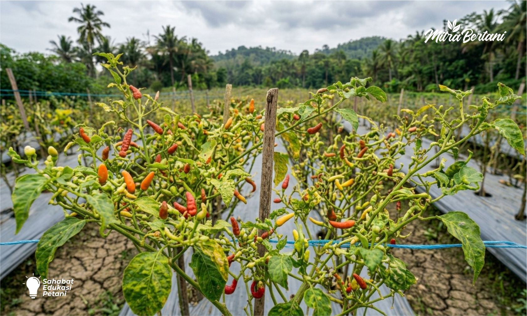 BUAH CABAI KECIL - KECIL DI MUSIM KEMARAU? JANGAN ASAL TAMBAH PUPUK, INI PENYEBAB DAN CARA MENGATASINYA AGAR PANEN MAKSIMAL